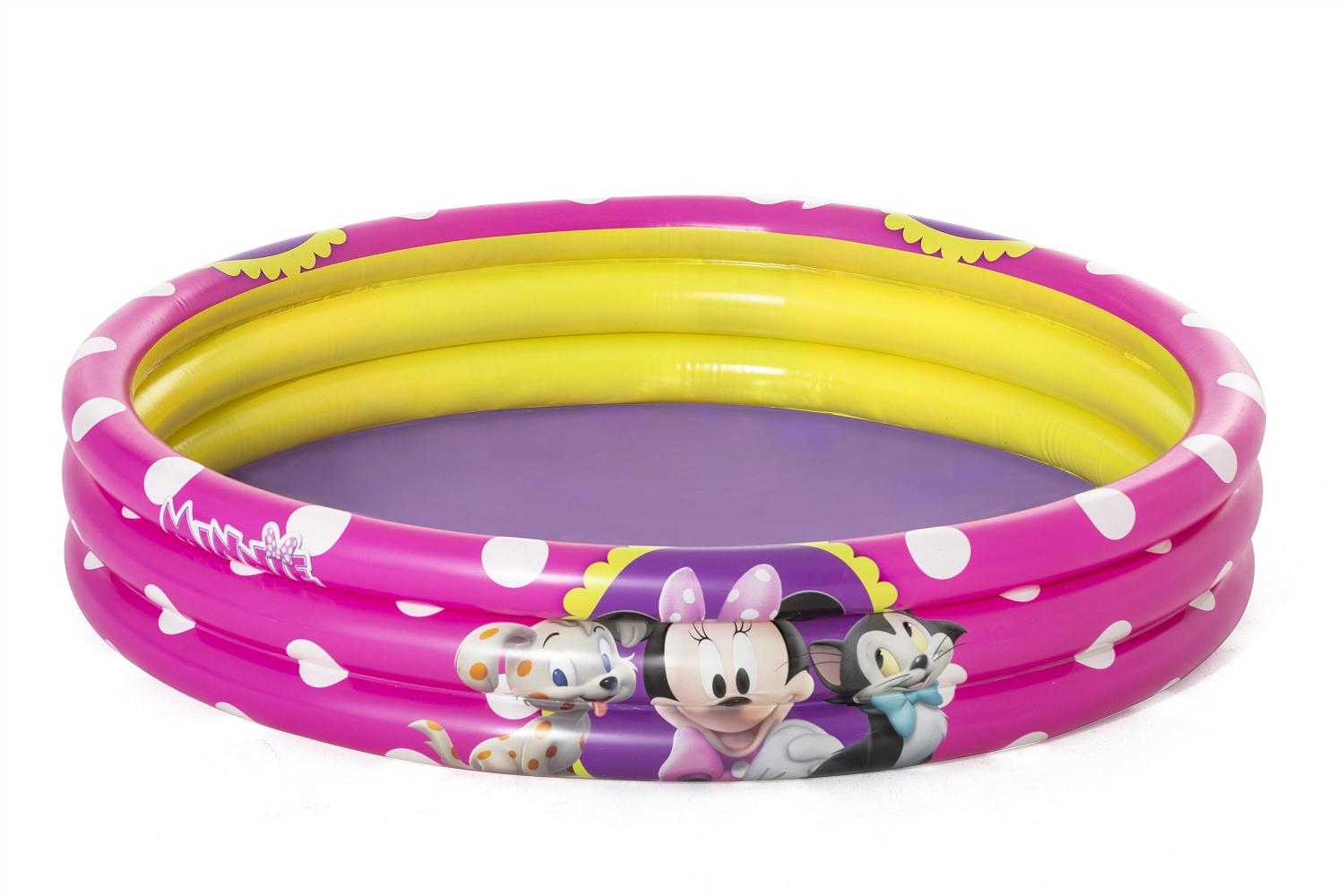 Детский надувной бассейн 122x25см "Minnie Mouse" 140л, от 2 лет фото 2